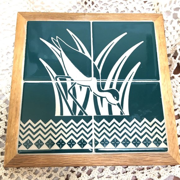 Trivet Alaskan Sand Carved Tile Vtg ‘90 - Picture 1 of 10